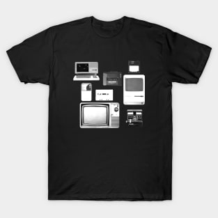 Retro TV, Music, PC T-Shirt